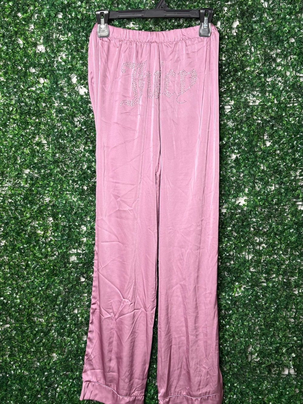 Juicy Couture Dusty Rose Satin Lounge Pants